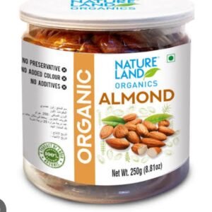 NAT LAND ROASTED ALMONDS 250 GM - Image 1