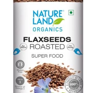 NAT LAND ROASTED FLAXSEED 100 GM - Image 1