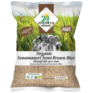 24MA SONAMASURI RAW RICE BROWN ORGA 10 KG - Image 2