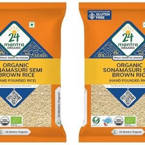 24MA SONAMASURI RAW RICE HANDPOUNDE 1 KG - Image 2