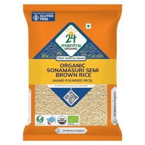 24MA SONAMASURI RAW RICE HANDPOUNDE 5 KG - Image 2