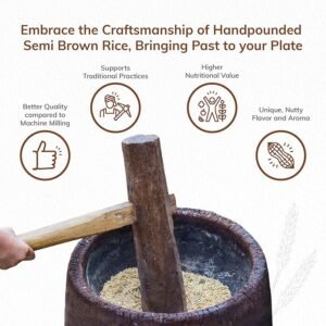 24MA SONAMASURI RAW RICE HANDPOUNDE 5 KG - Image 4