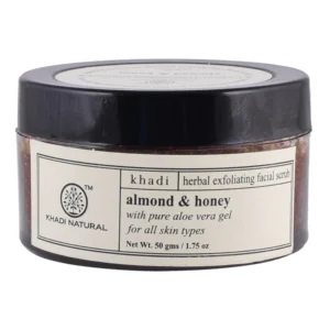 KHADI ALMOND AND HONEY GEL FACIAL SCRUB - Image 1