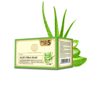 KHADI ALOEVERA SOAP PACK 5 - Image 1