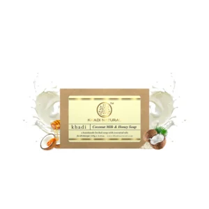 KHADI COCONUT MILK AND HONEY SOAP - Image 1