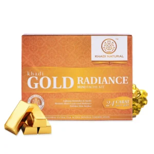 KHADI GOLD RADIANCE MINI FACIAL KIT - Image 1