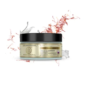 KHADI MILK AND SAFFRON HAND CREAM 100GM - Image 1