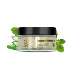 KHADI MINT AND ALOEVERA FACE MASSAGE GEL - Image 1