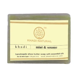 KHADI MINT AND SESAME SEEDS SOAP - Image 1