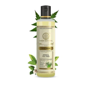 KHADI NEEM AND TEATREE FACE WASH SLS AND PARABEN FREE - Image 1