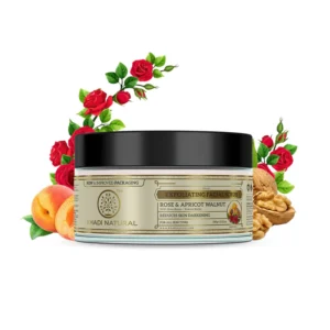 KHADI ROSE APRICOT AND WALNUT SCRUB - Image 1