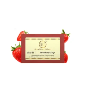 KHADI STRAWBERRY SOAP - Image 1