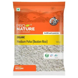 PRO NAT BEATEN RICE (MEDIUM POHA) 500G - Image 1