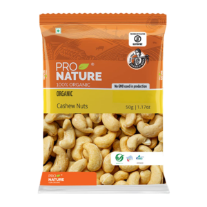 PRO NAT CASHEW NUTS 50G - Image 1