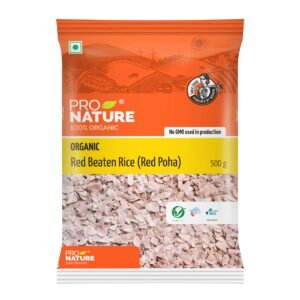 PRO NAT RED BEATEN RICE RED POHA 500G - Image 1