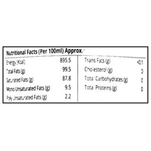 PRO NAT VIRGIN COCONUT OIL 180ML GLASS - Image 2