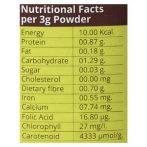 PRO NAT WHEAT GRASS POWDER 100G - Image 3