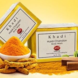 M KHADI HALDI CHANDAN BODY WASH - Image 1