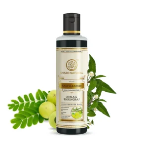 KHADI AMLA AND BHRINGRAJ HAIR CLEANSER SLS AND PARABEN F - Image 1
