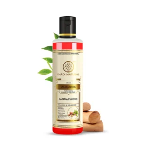 KHADI SANDALWOOD MASSAGE OIL PARABEN MINERAL OIL FREE - Image 1