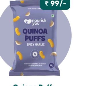 NOU Quinoa Puffs (Spicy Garlic) - Image 1